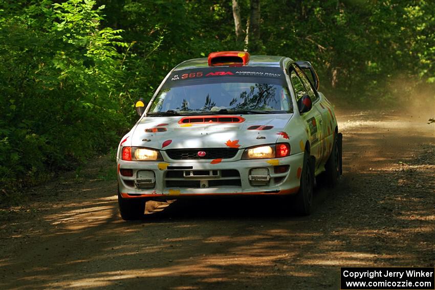 Richard Donovan / Greg Donovan Subaru Impreza on SS14, Otterkill II.