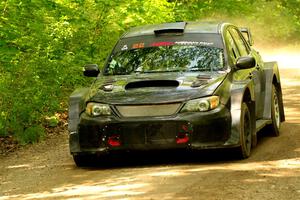 Calvin Bergen / Daryl Bergen Subaru WRX STi on SS14, Otterkill II.