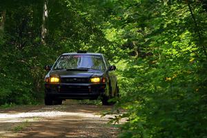 Jack Nelson / Isaac Zink Subaru Impreza on SS14, Otterkill II.