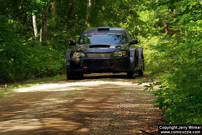 Calvin Bergen / Daryl Bergen Subaru WRX STi on SS14, Otterkill II.