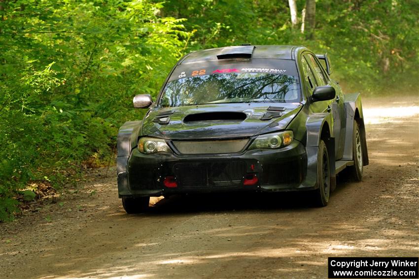 Calvin Bergen / Daryl Bergen Subaru WRX STi on SS14, Otterkill II.