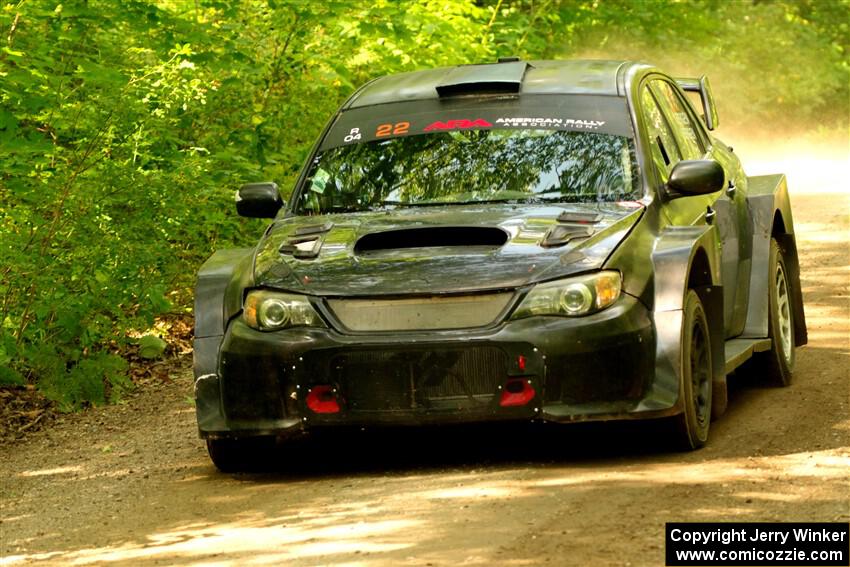 Calvin Bergen / Daryl Bergen Subaru WRX STi on SS14, Otterkill II.