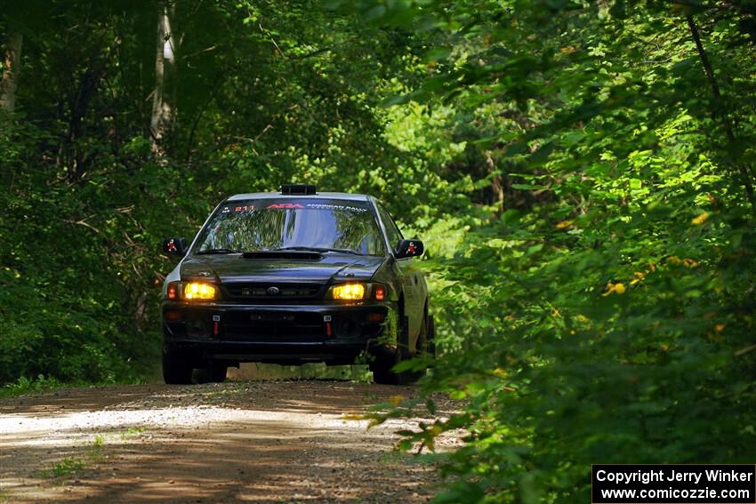 Jack Nelson / Isaac Zink Subaru Impreza on SS14, Otterkill II.