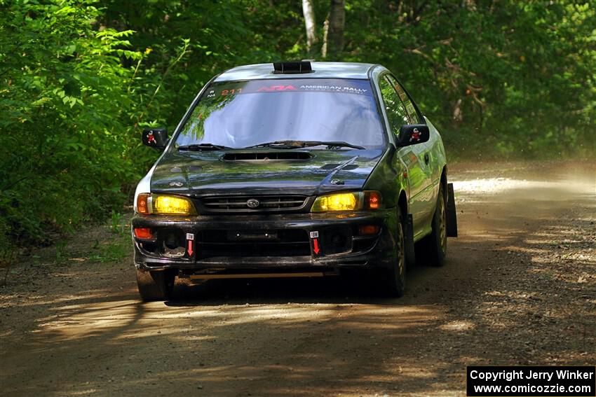 Jack Nelson / Isaac Zink Subaru Impreza on SS14, Otterkill II.