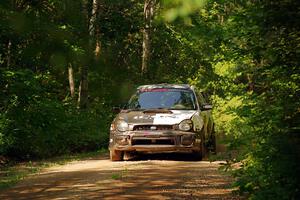 Peter Farrow / Ian Nelson Subaru WRX on SS14, Otterkill II.