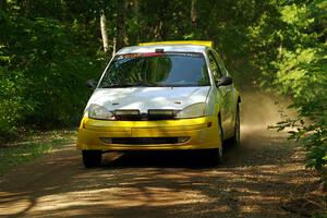 Drake Willis / Jacob Kohler Ford Focus ZX3 on SS14, Otterkill II.