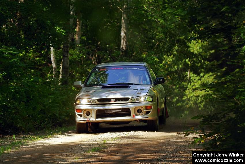 Madelyn Tabor / Sophia McKee Subaru Impreza 2.5RS on SS14, Otterkill II.