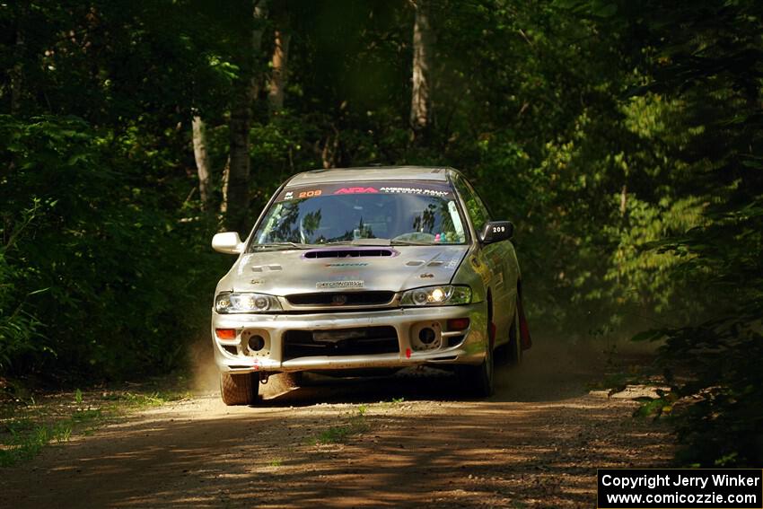 Madelyn Tabor / Sophia McKee Subaru Impreza 2.5RS on SS14, Otterkill II.