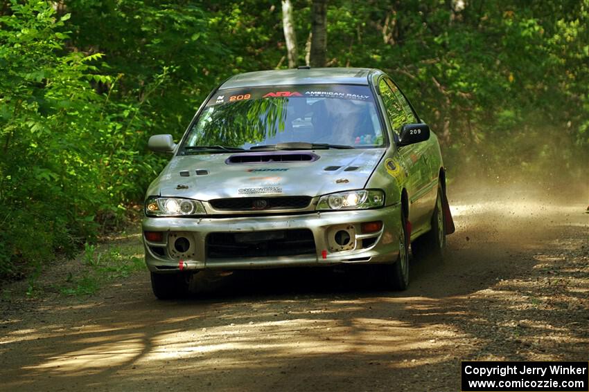 Madelyn Tabor / Sophia McKee Subaru Impreza 2.5RS on SS14, Otterkill II.