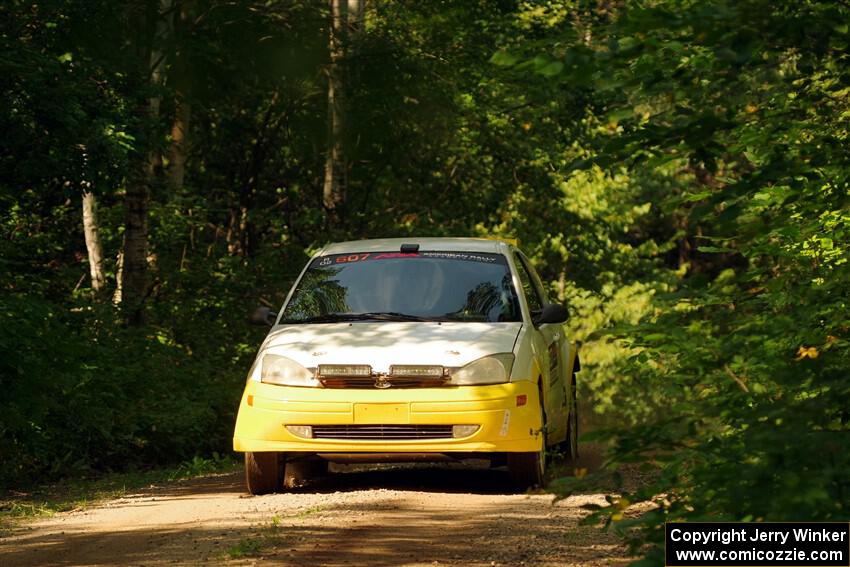 Drake Willis / Jacob Kohler Ford Focus ZX3 on SS14, Otterkill II.