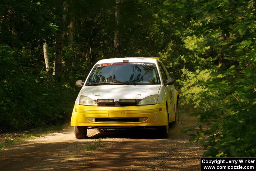 Drake Willis / Jacob Kohler Ford Focus ZX3 on SS14, Otterkill II.