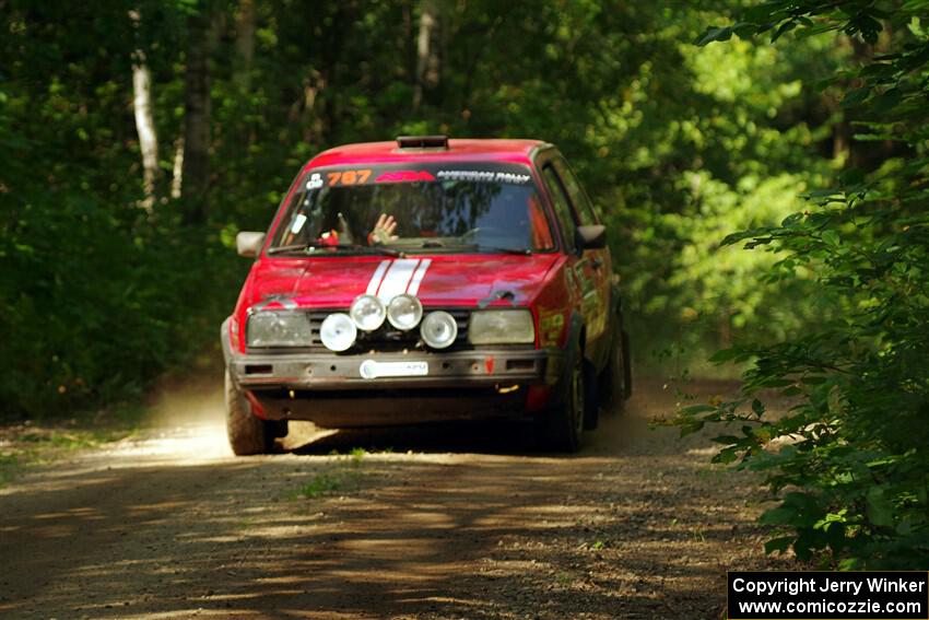 Nino Ortega / Boyd Smith VW GTI on SS14, Otterkill II.