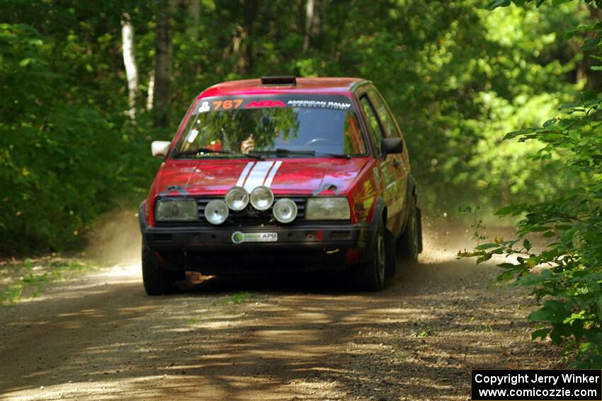 Nino Ortega / Boyd Smith VW GTI on SS14, Otterkill II.