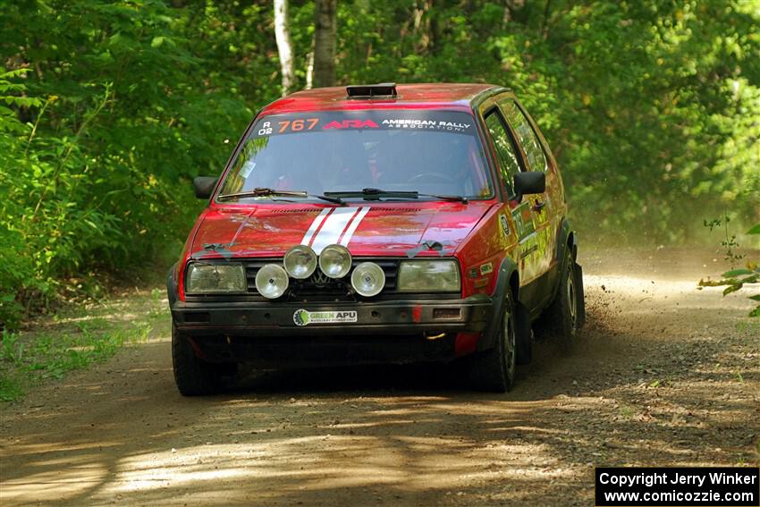 Nino Ortega / Boyd Smith VW GTI on SS14, Otterkill II.