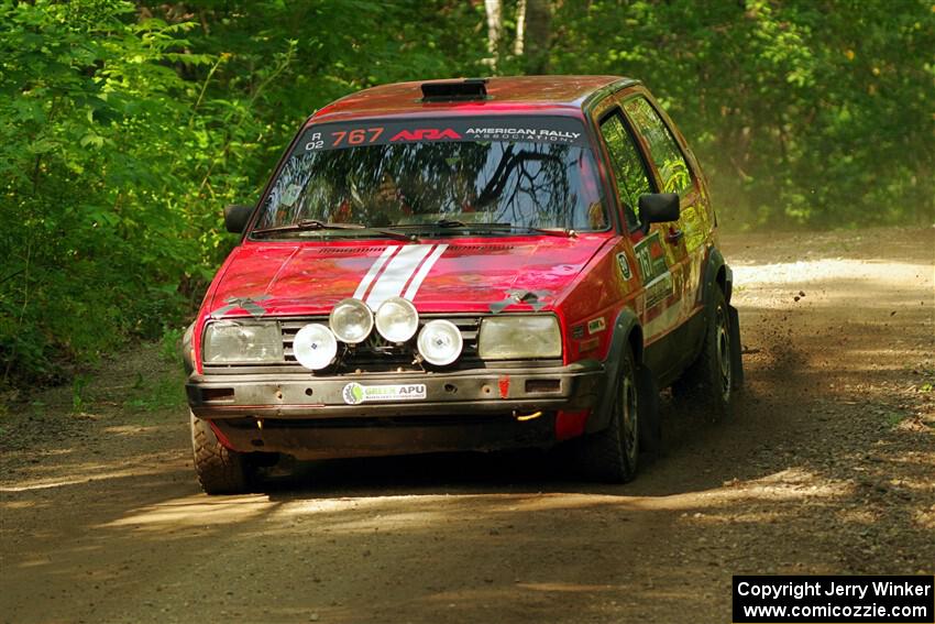 Nino Ortega / Boyd Smith VW GTI on SS14, Otterkill II.