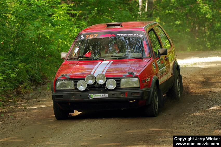 Nino Ortega / Boyd Smith VW GTI on SS14, Otterkill II.