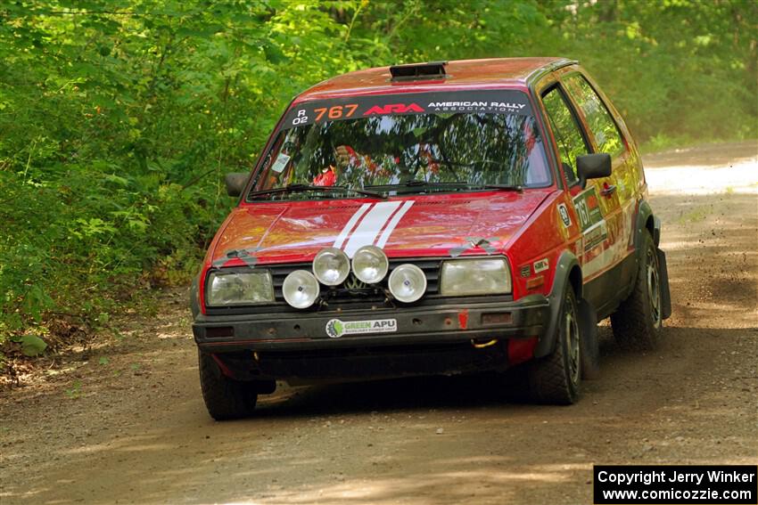 Nino Ortega / Boyd Smith VW GTI on SS14, Otterkill II.