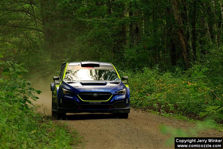 Travis Pastrana / Rhianon Gelsomino Subaru WRX ARA24 on SS17, Anchor-Mattson II.