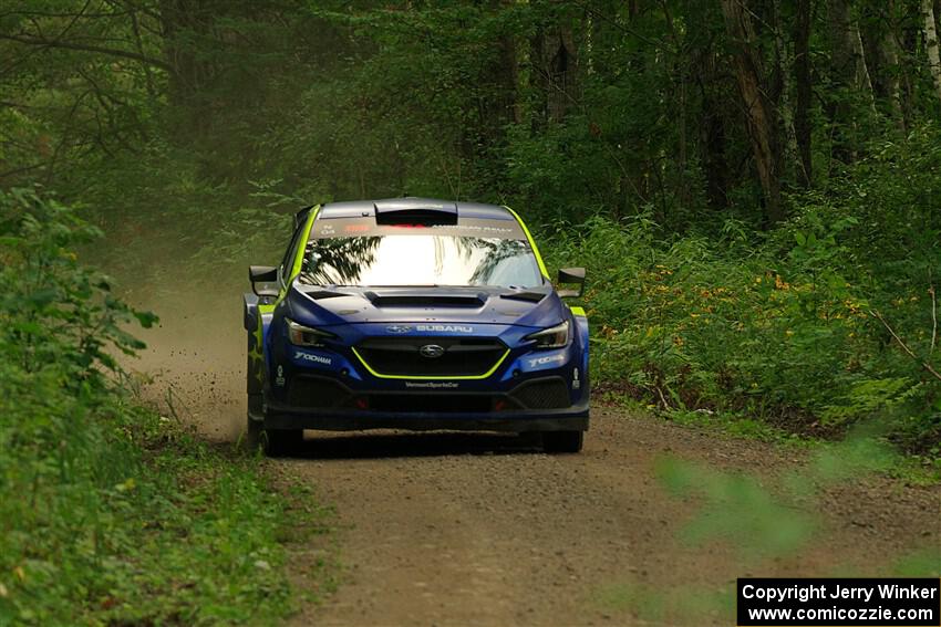 Travis Pastrana / Rhianon Gelsomino Subaru WRX ARA24 on SS17, Anchor-Mattson II.