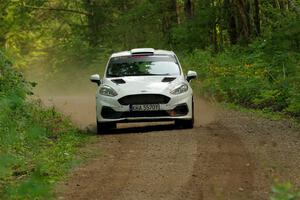 Javier Olivares / K.J. Miller Ford Fiesta Rally3 on SS17, Anchor-Mattson II.