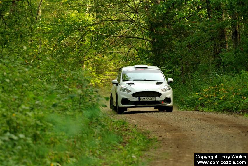 Javier Olivares / K.J. Miller Ford Fiesta Rally3 on SS17, Anchor-Mattson II.