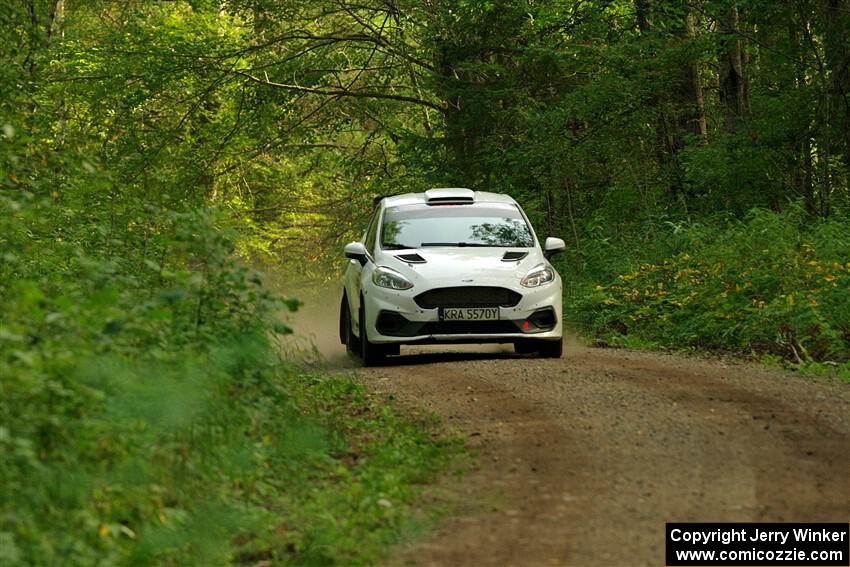 Javier Olivares / K.J. Miller Ford Fiesta Rally3 on SS17, Anchor-Mattson II.