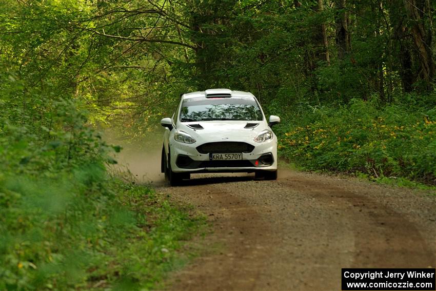 Javier Olivares / K.J. Miller Ford Fiesta Rally3 on SS17, Anchor-Mattson II.