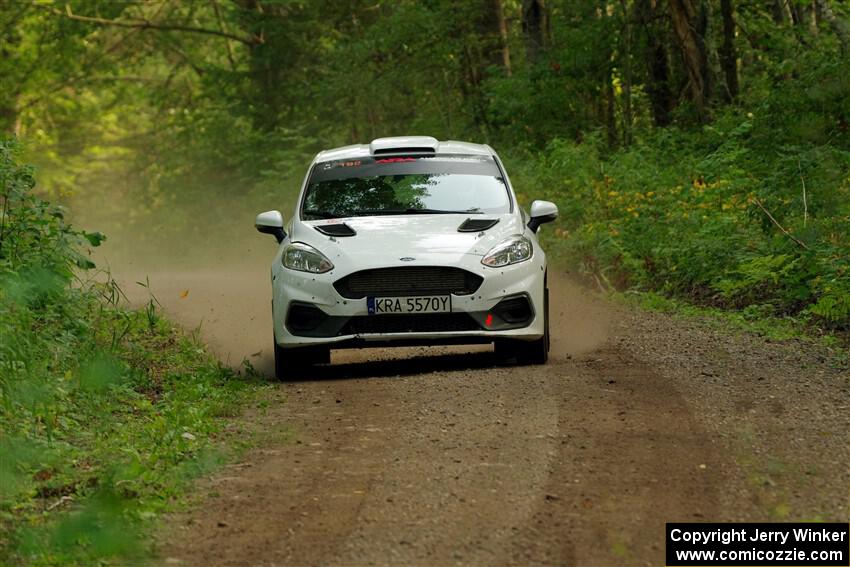 Javier Olivares / K.J. Miller Ford Fiesta Rally3 on SS17, Anchor-Mattson II.