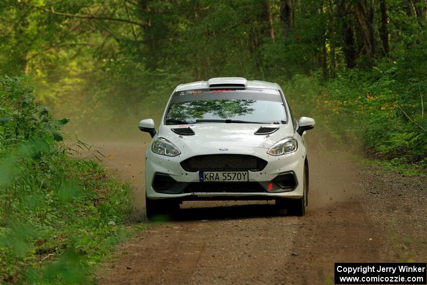 Javier Olivares / K.J. Miller Ford Fiesta Rally3 on SS17, Anchor-Mattson II.