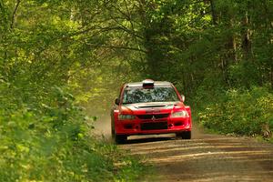 George Plsek / Danny Persein Mitsubishi Lancer WRC on SS17, Anchor-Mattson II.