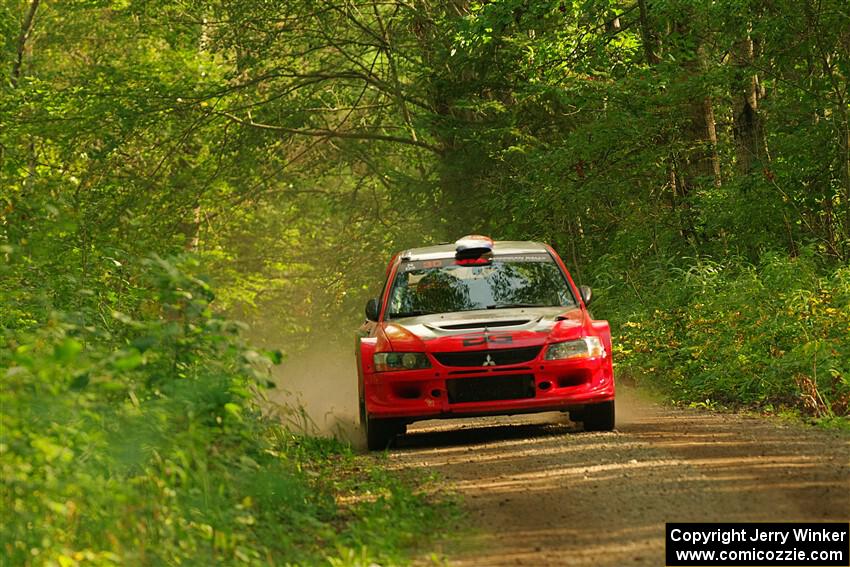 George Plsek / Danny Persein Mitsubishi Lancer WRC on SS17, Anchor-Mattson II.