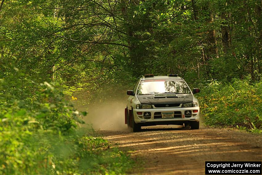 Aidan Hicks / John Hicks Subaru Impreza Wagon on SS17, Anchor-Mattson II.