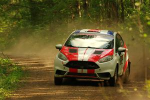 Roberto Yglesias / Sara Nonack Ford Fiesta ST on SS17, Anchor-Mattson II.