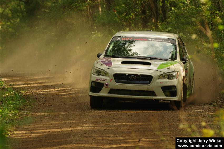 Jamey Randall / Andrew Rausch Subaru WRX on SS17, Anchor-Mattson II.