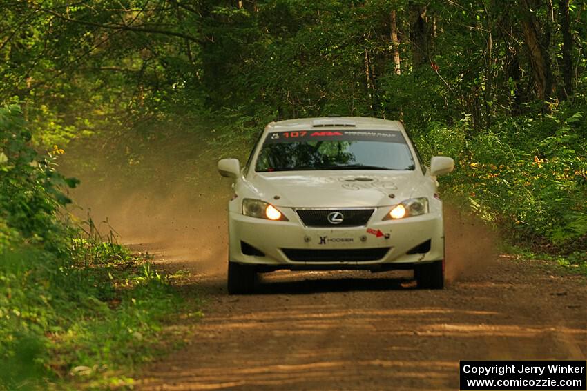 Richo Healey / Michelle Miller Lexus IS250 on SS17, Anchor-Mattson II.