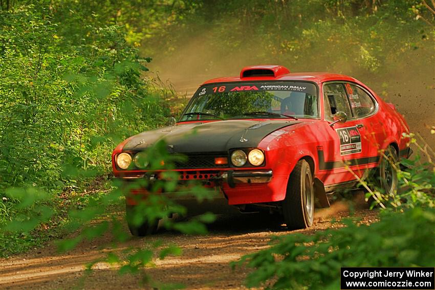 Mike Hurst / Randall Short Ford Capri on SS17, Anchor-Mattson II.