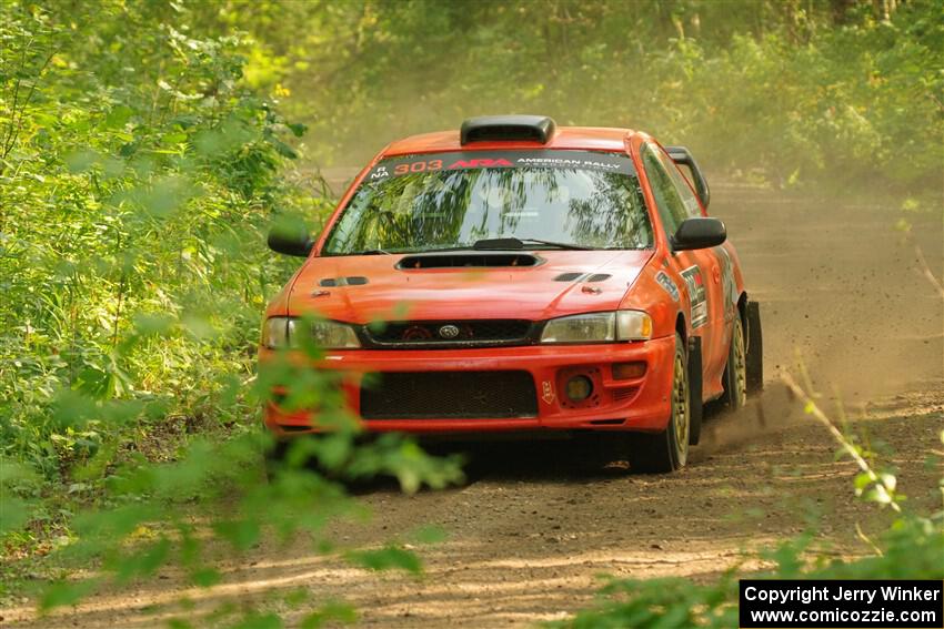 Travis Mattonen / Anikka Nykanen Subaru Impreza on SS17, Anchor-Mattson II.