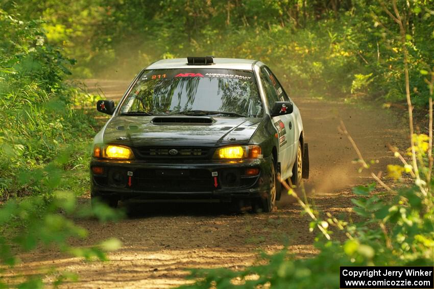 Jack Nelson / Isaac Zink Subaru Impreza on SS17, Anchor-Mattson II.