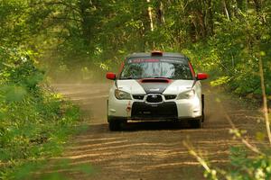 Jason Cook / Maggie Tu Subaru WRX on SS17, Anchor-Mattson II.