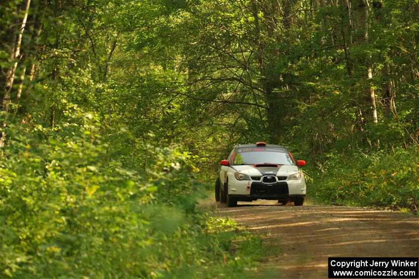 Jason Cook / Maggie Tu Subaru WRX on SS17, Anchor-Mattson II.