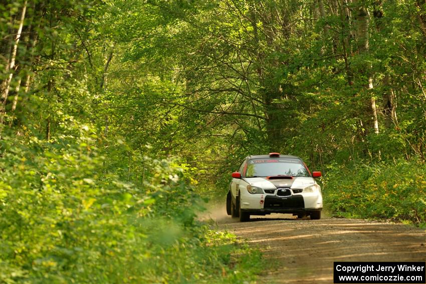 Jason Cook / Maggie Tu Subaru WRX on SS17, Anchor-Mattson II.