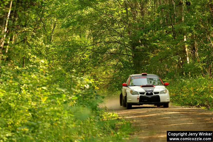 Jason Cook / Maggie Tu Subaru WRX on SS17, Anchor-Mattson II.