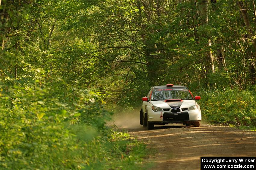 Jason Cook / Maggie Tu Subaru WRX on SS17, Anchor-Mattson II.