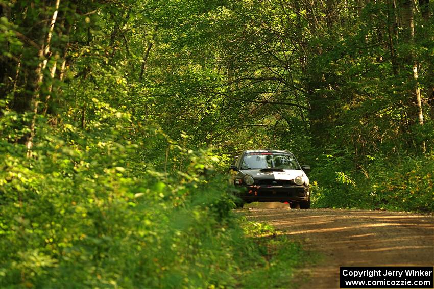 Peter Farrow / Ian Nelson Subaru WRX on SS17, Anchor-Mattson II.