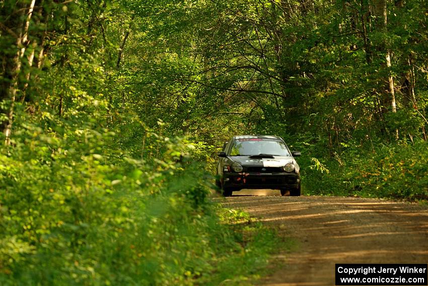 Peter Farrow / Ian Nelson Subaru WRX on SS17, Anchor-Mattson II.