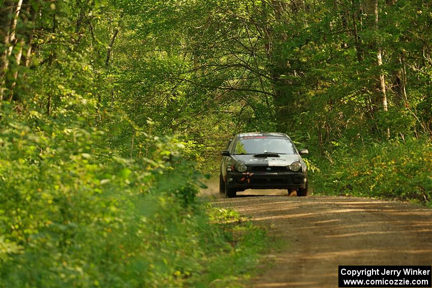 Peter Farrow / Ian Nelson Subaru WRX on SS17, Anchor-Mattson II.