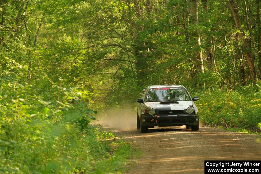 Peter Farrow / Ian Nelson Subaru WRX on SS17, Anchor-Mattson II.