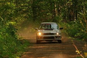 Madelyn Tabor / Sophia McKee Subaru Impreza 2.5RS on SS17, Anchor-Mattson II.