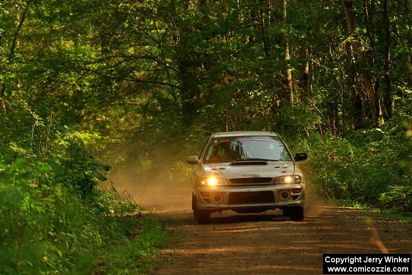 Madelyn Tabor / Sophia McKee Subaru Impreza 2.5RS on SS17, Anchor-Mattson II.