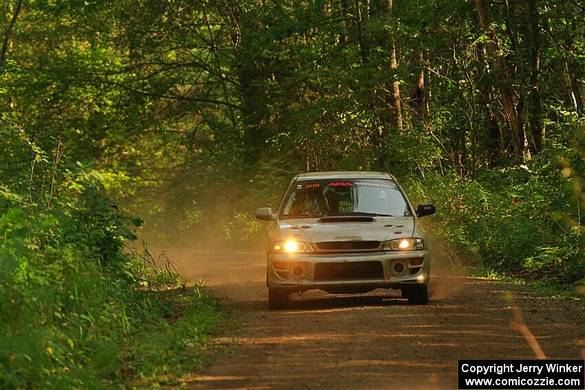 Madelyn Tabor / Sophia McKee Subaru Impreza 2.5RS on SS17, Anchor-Mattson II.